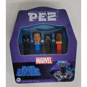 Black Panther Pez & Candy Dispenser Shuri Bosan Wakanda 4 Pack Gift Set 2017